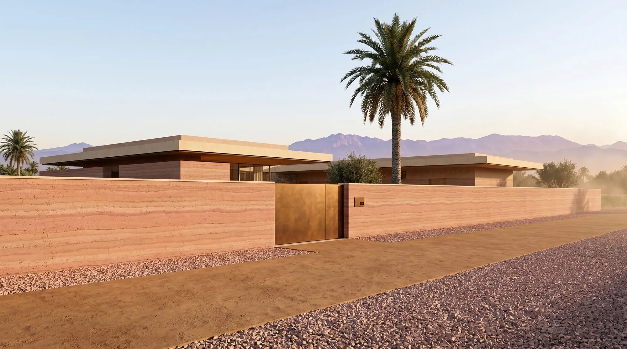 Mur d'entrée